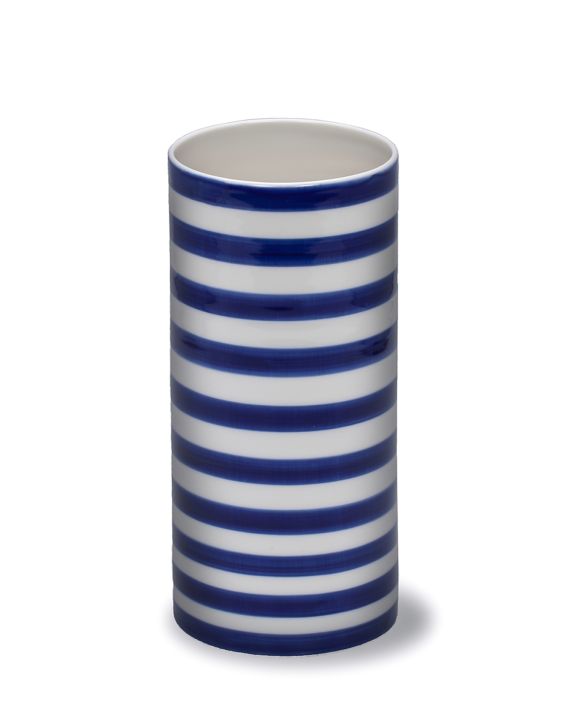 stripes vase bred-blue xl