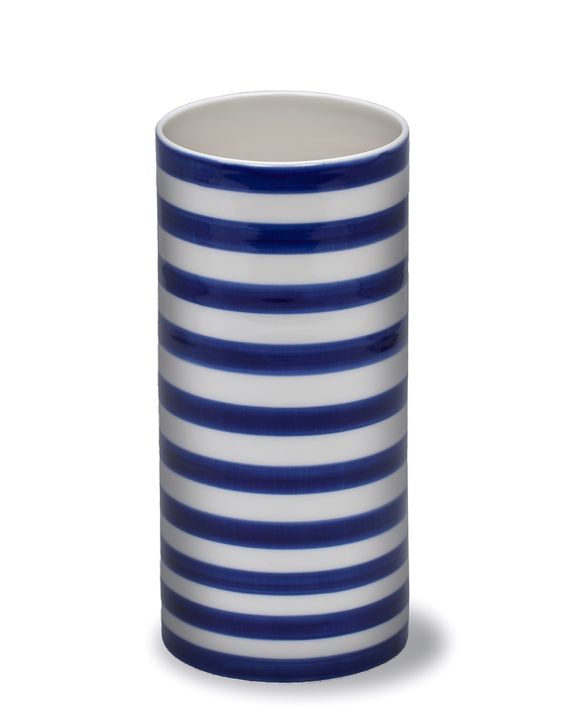 stripes vase bred-blue xxl