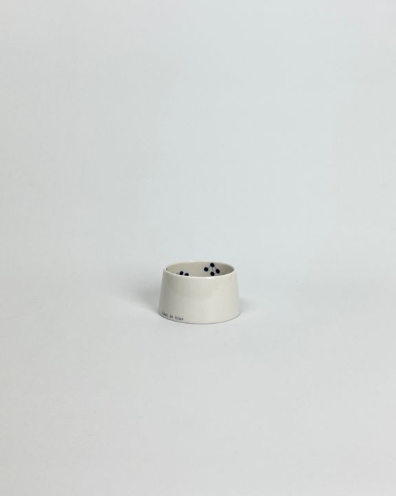 black is blue konkav skål lille