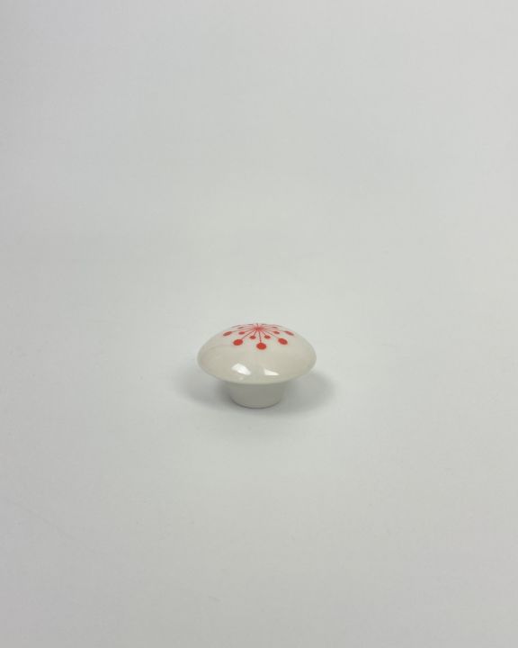 Anne Black porcelain hook and handle – handmade ceramic wall hook or furniture knob
