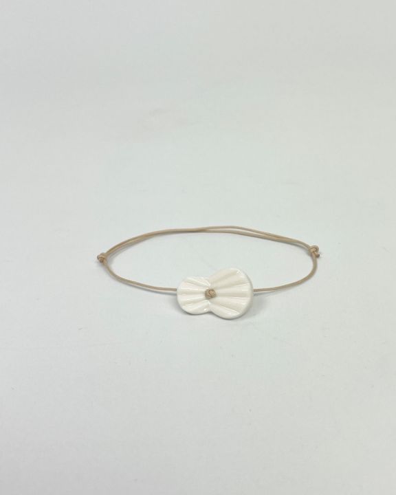 pleats armbånd beige