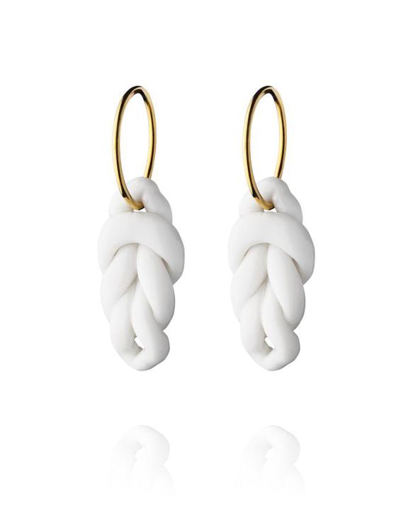knots creoler stor gold-white
