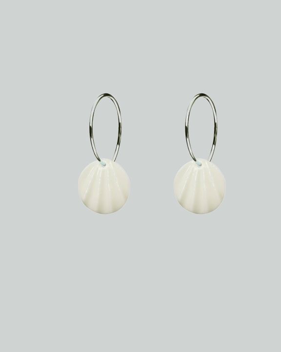 pleats creoler silver white