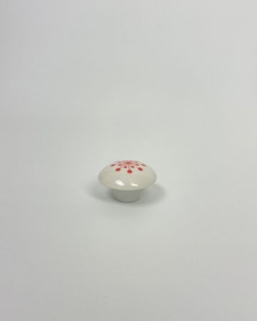 Anne Black porcelain hook and handle – handmade ceramic wall hook or furniture knob