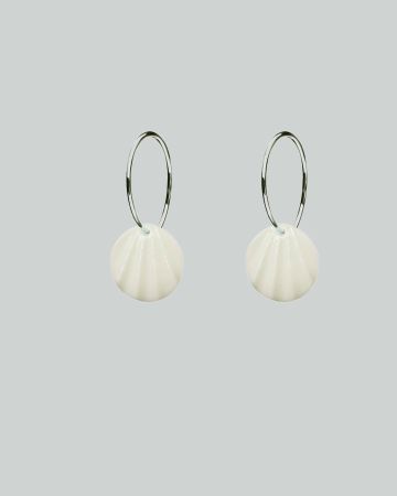 pleats creoler silver white